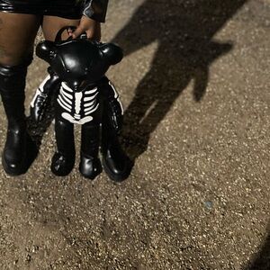 Black Skeleton Teddy Bear